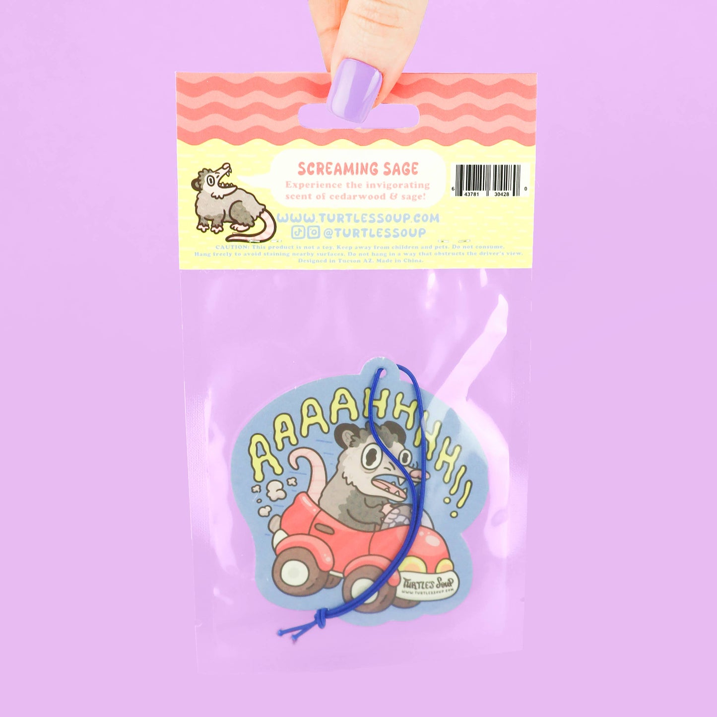 Panic Opossum - Duftfrisker for bil