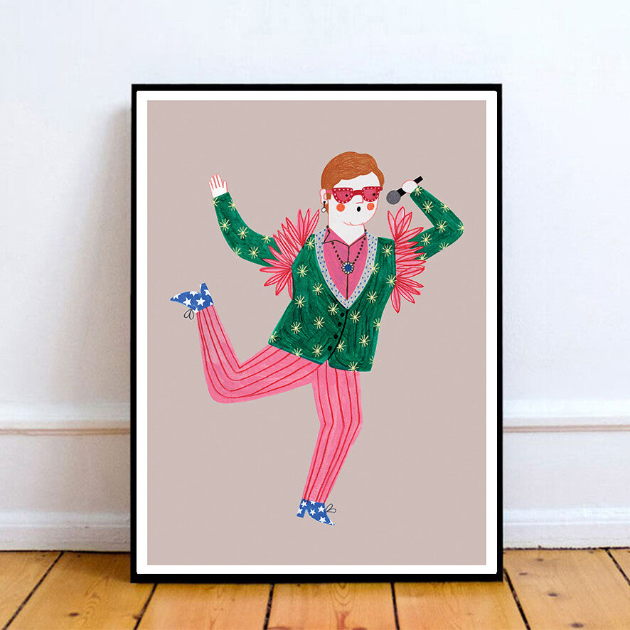 ELTON Giclee Print A4
