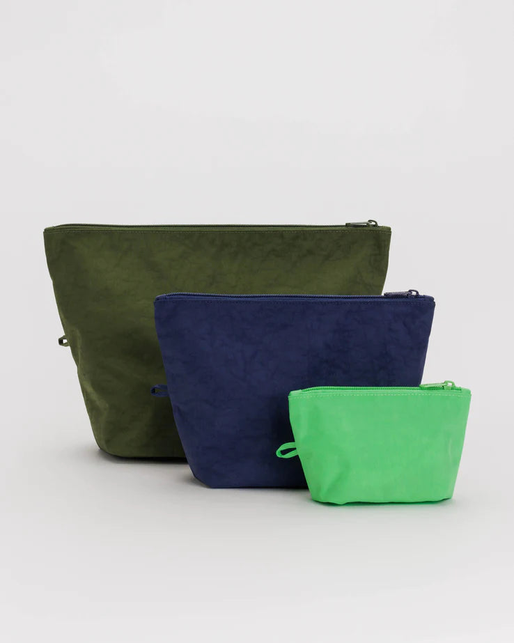 BAGGU Go Pouch Set - Marine