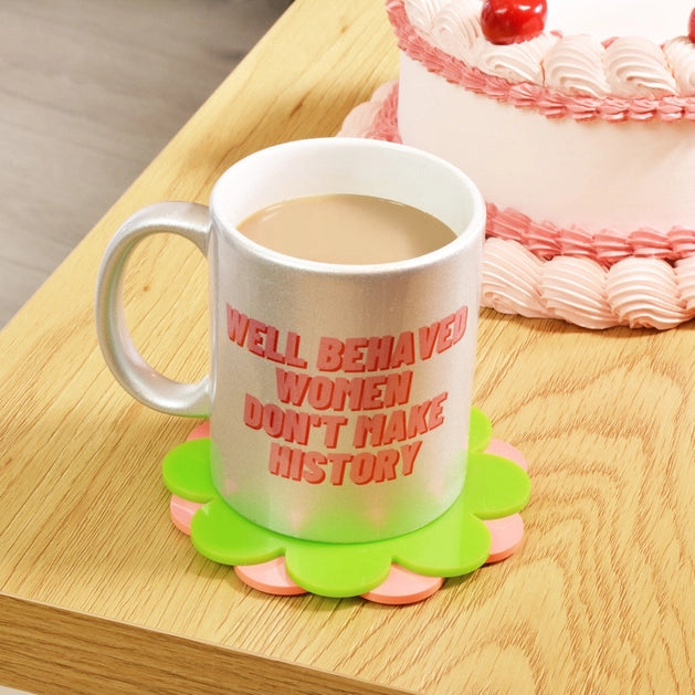Flower Coasters 4 stk
