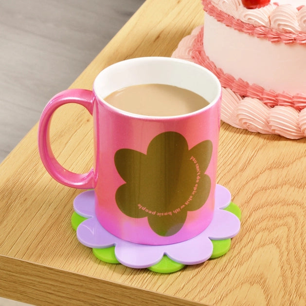 Flower Coasters 4 stk