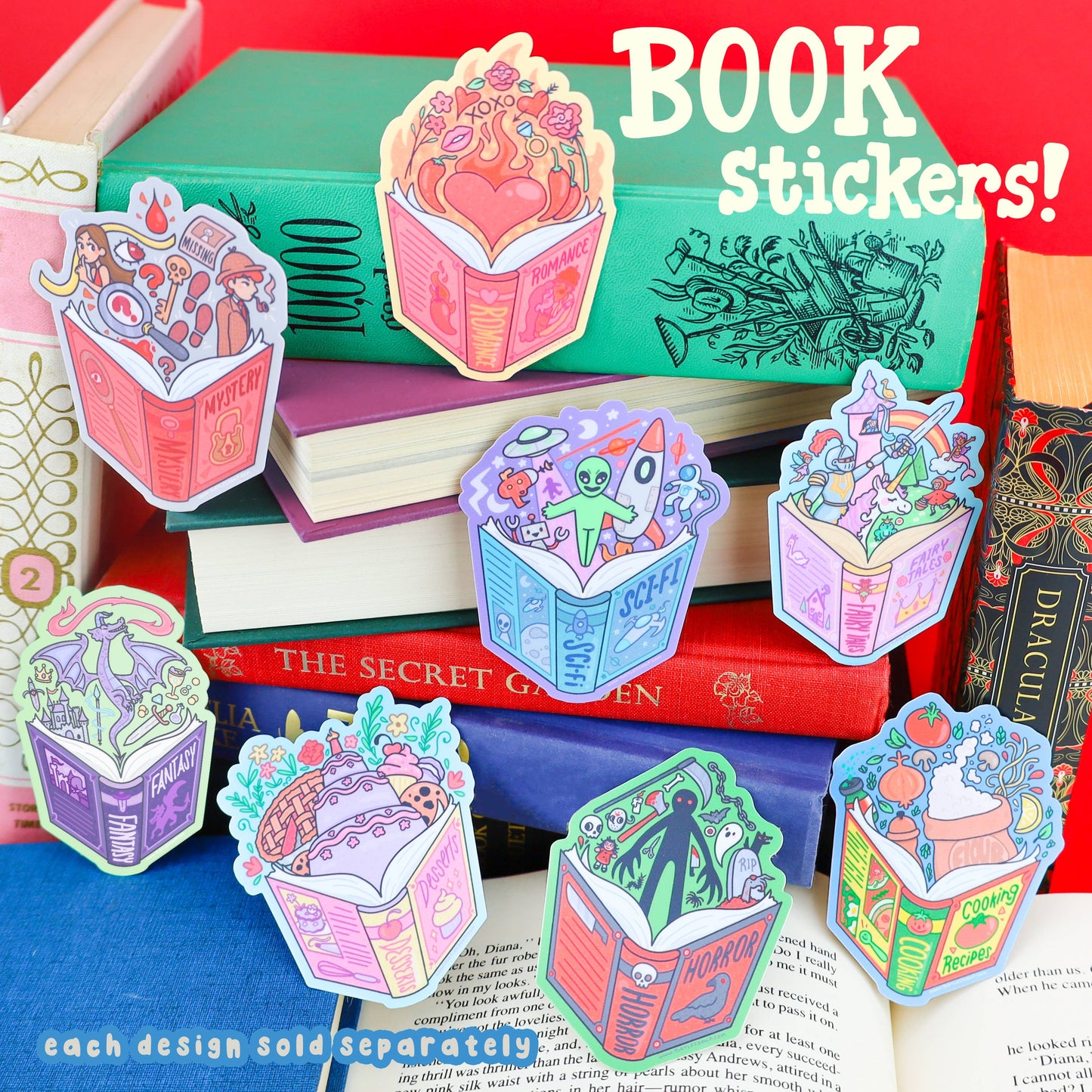 Spicy Romance Book Club - Klistremerke