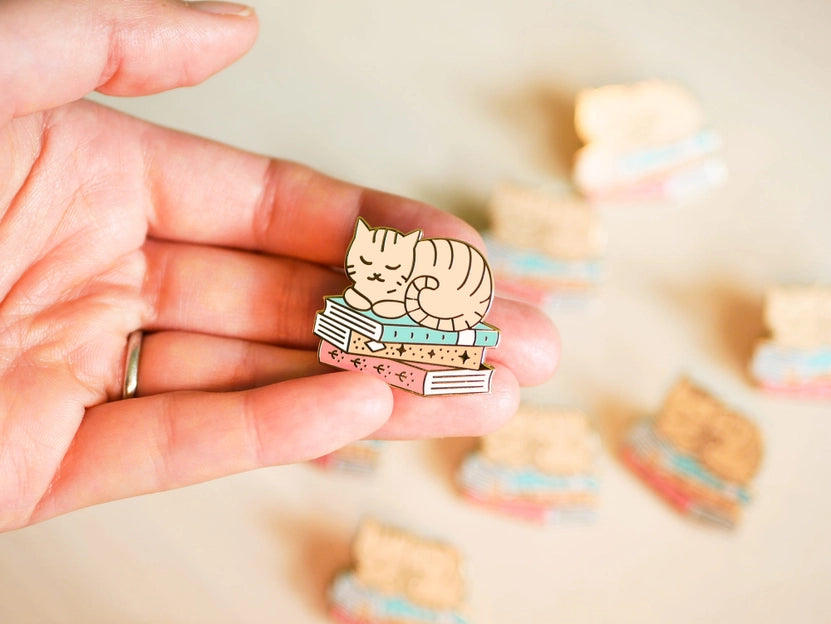 Book Kitty - Pins