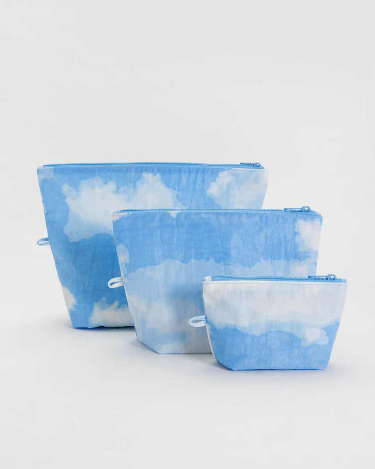 BAGGU Go Pouch Set - Clouds