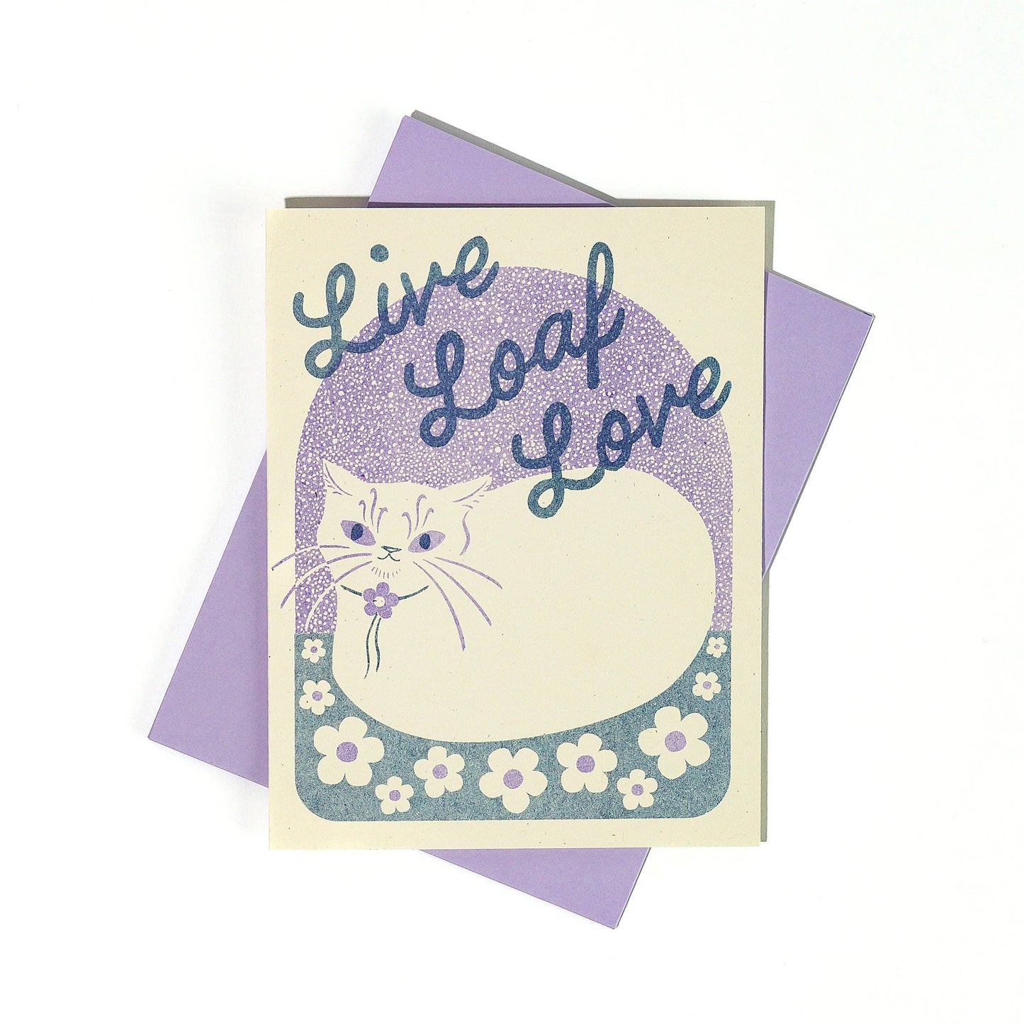 Live Loaf Love - Risograf Gratulasjonskort
