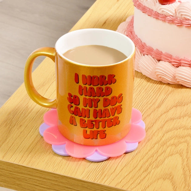 Flower Coasters 4 stk