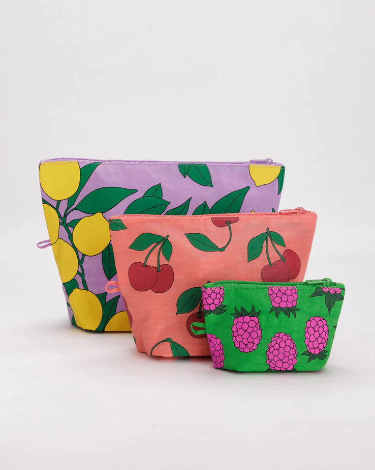 BAGGU Go Pouch Set - Sunshine Fruit