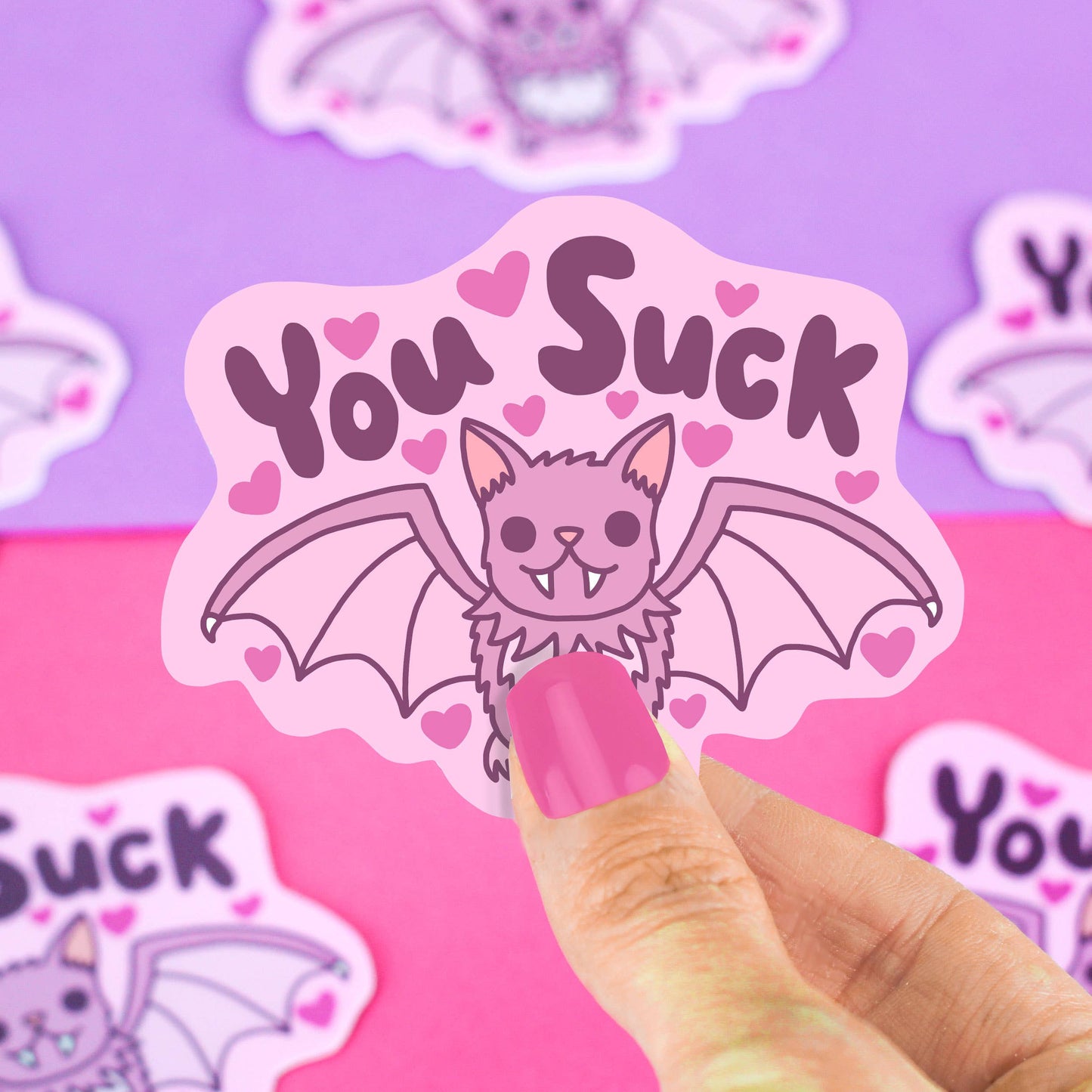 You Suck Vampire Bat - Klistremerke