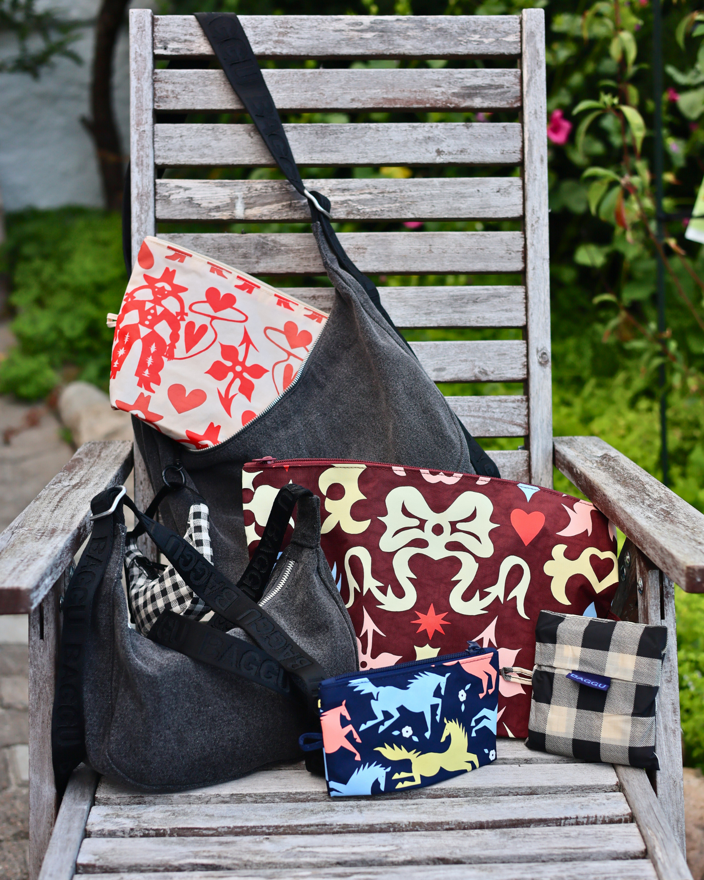 BAGGU Go Pouch Set - Western Cut Outs