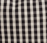 black and cream gingham