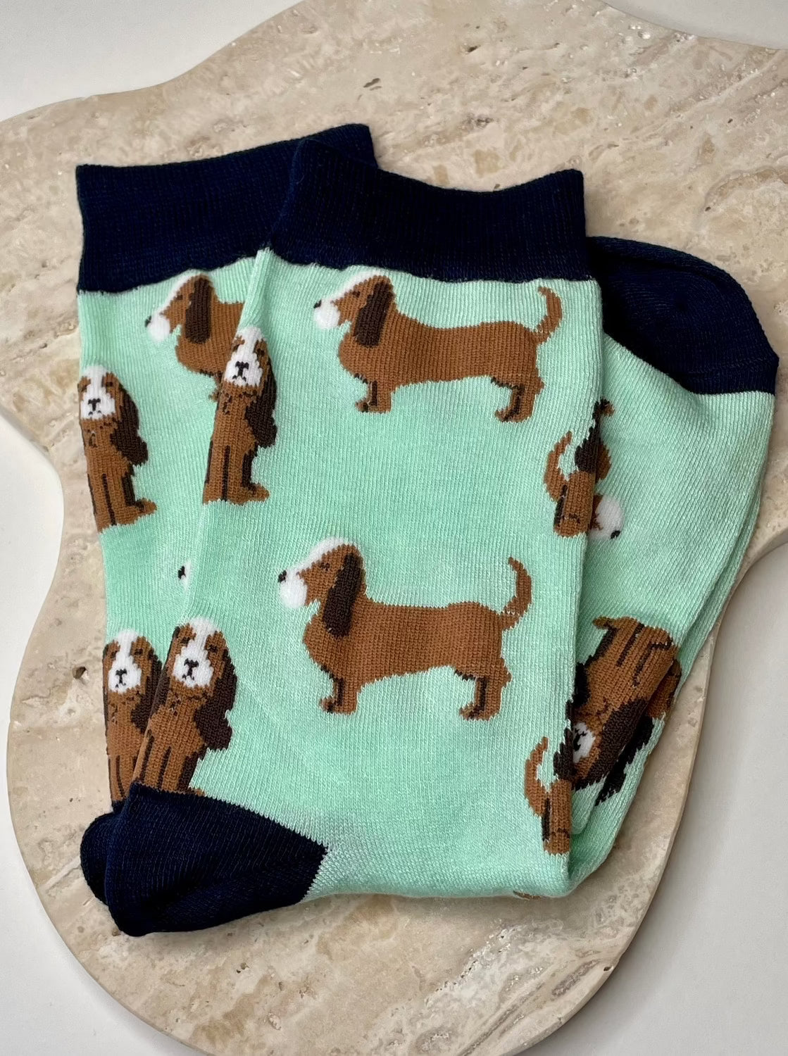 Bambussokker Basset Mint Str. 39-42
