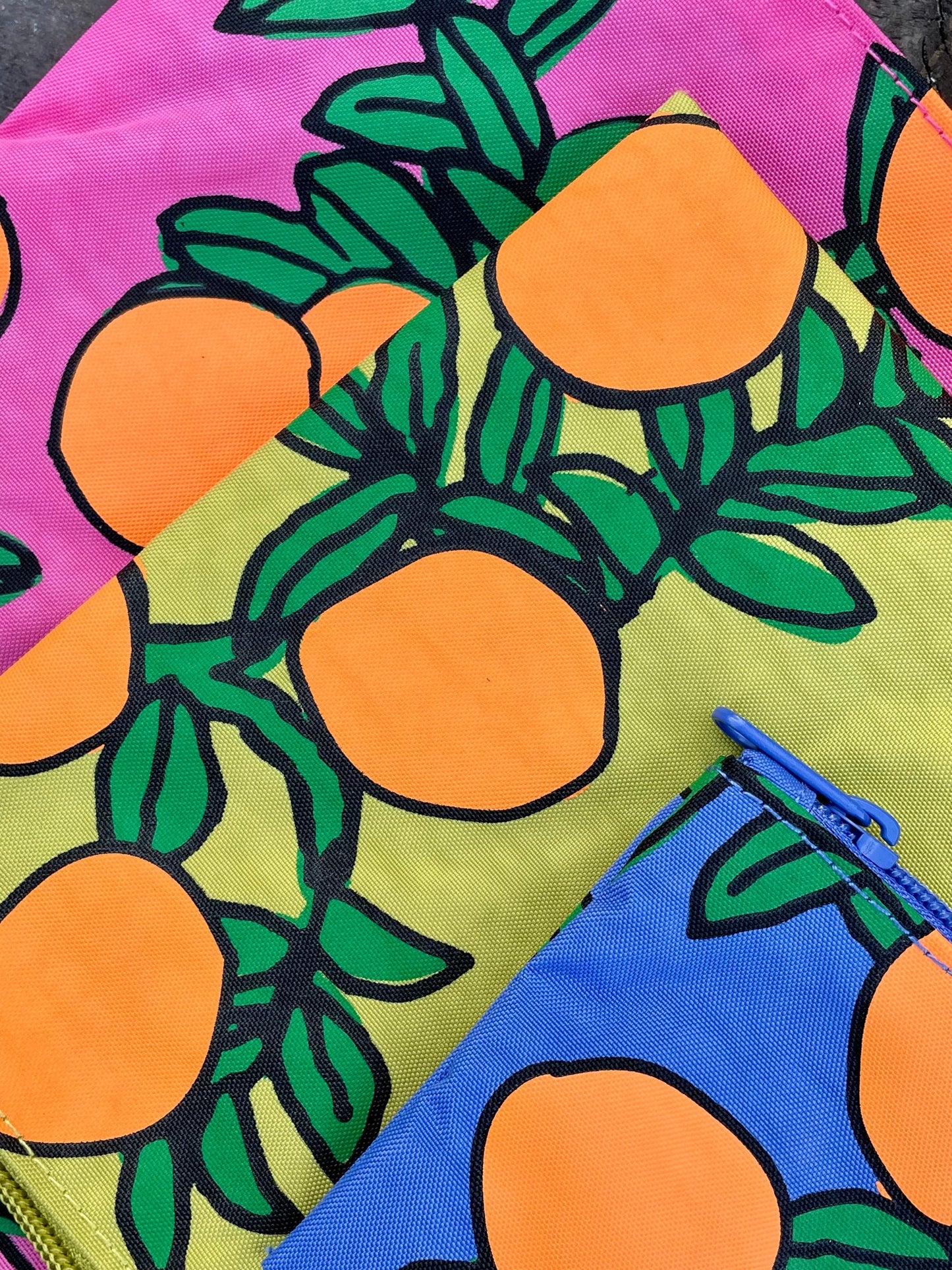 BAGGU Go Pouch Set - Orange Trees