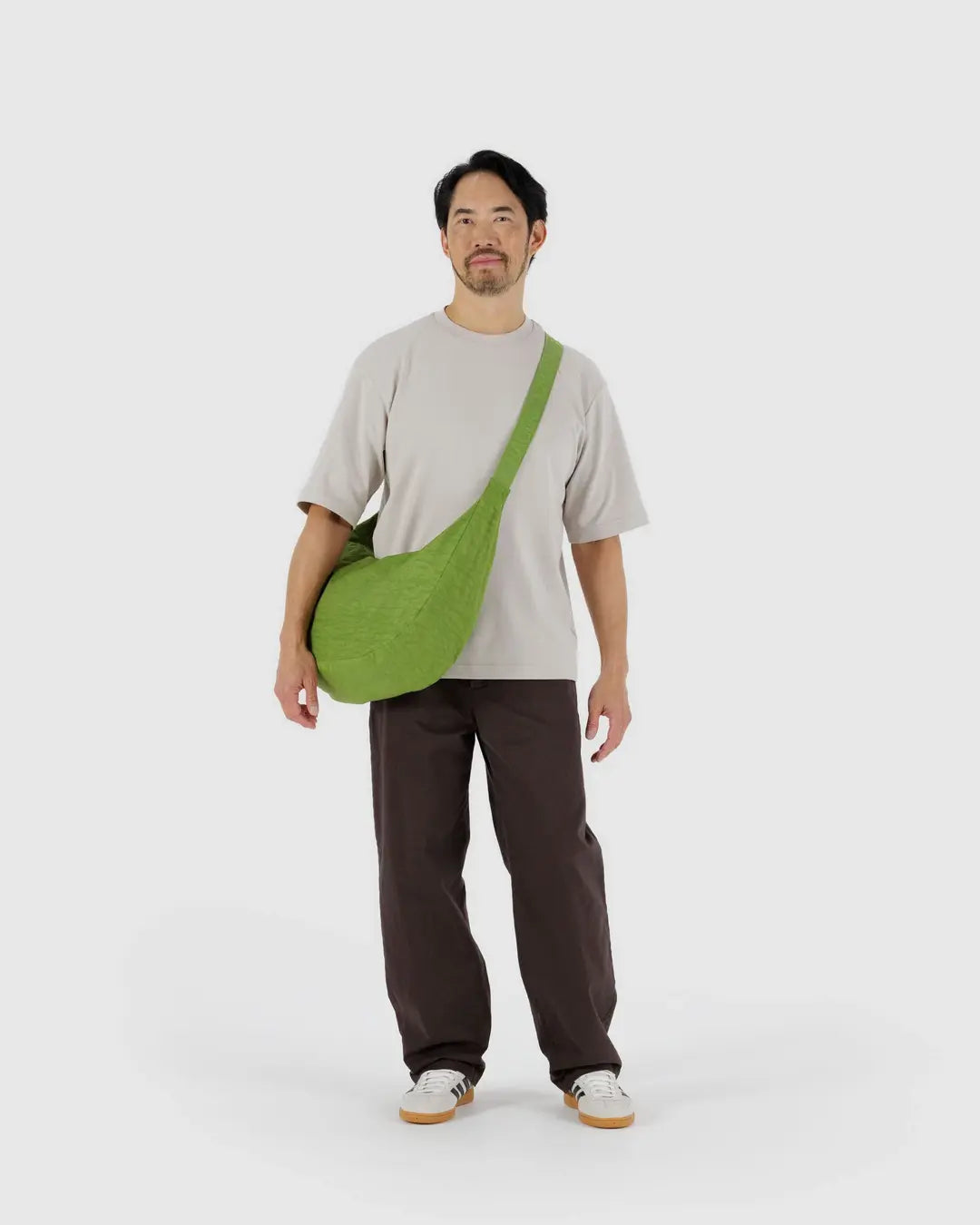 BAGGU Large Crescent Bag - Green Juice