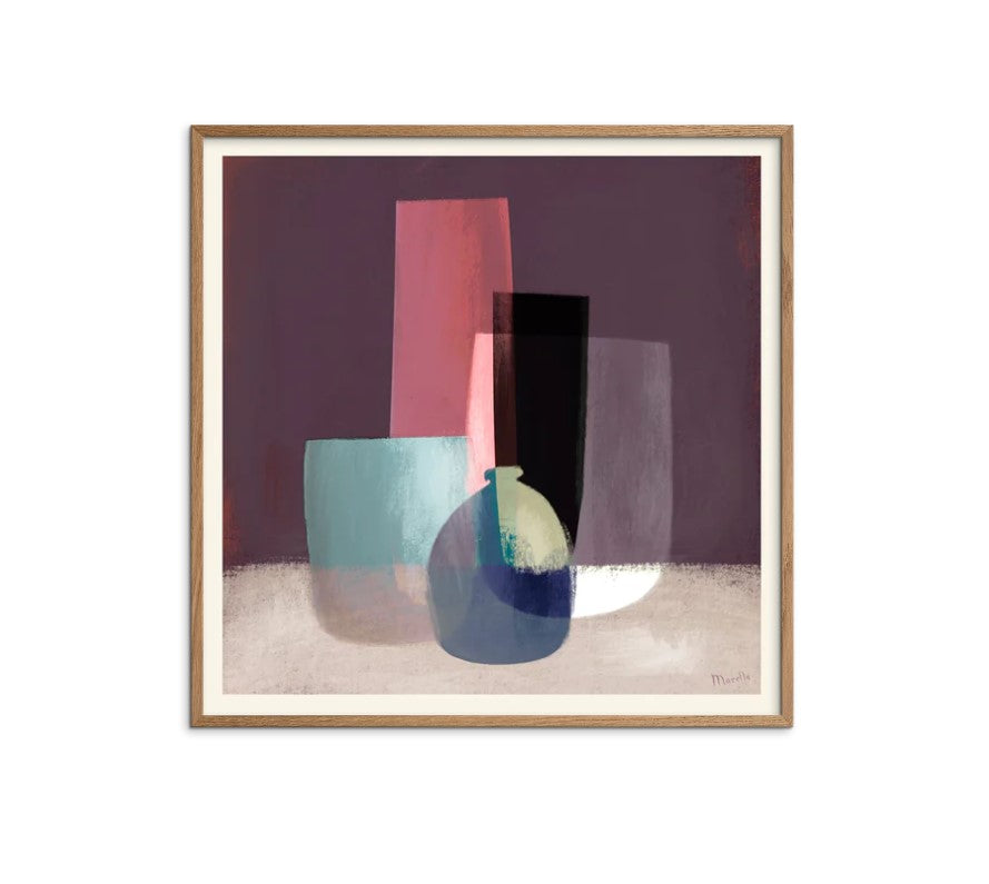 Still life vases - 50 x 50 cm