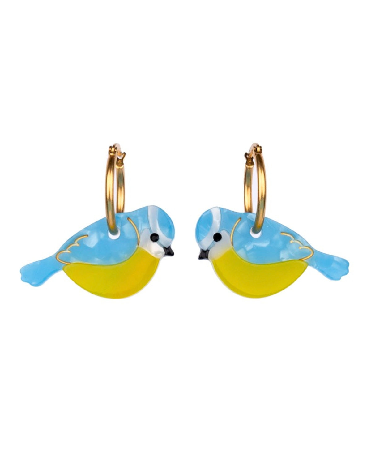 BLUE TIT Øreringer