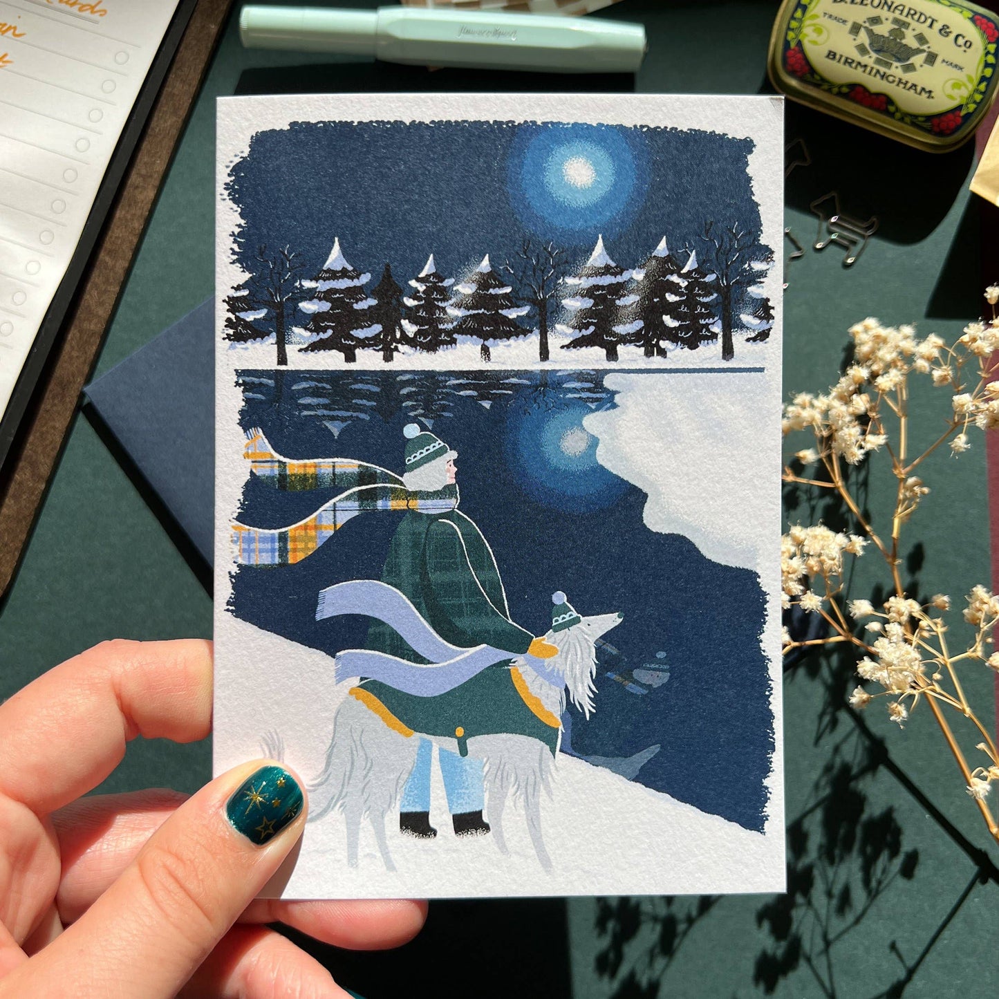 Frozen Lake - Mynde Julekort
