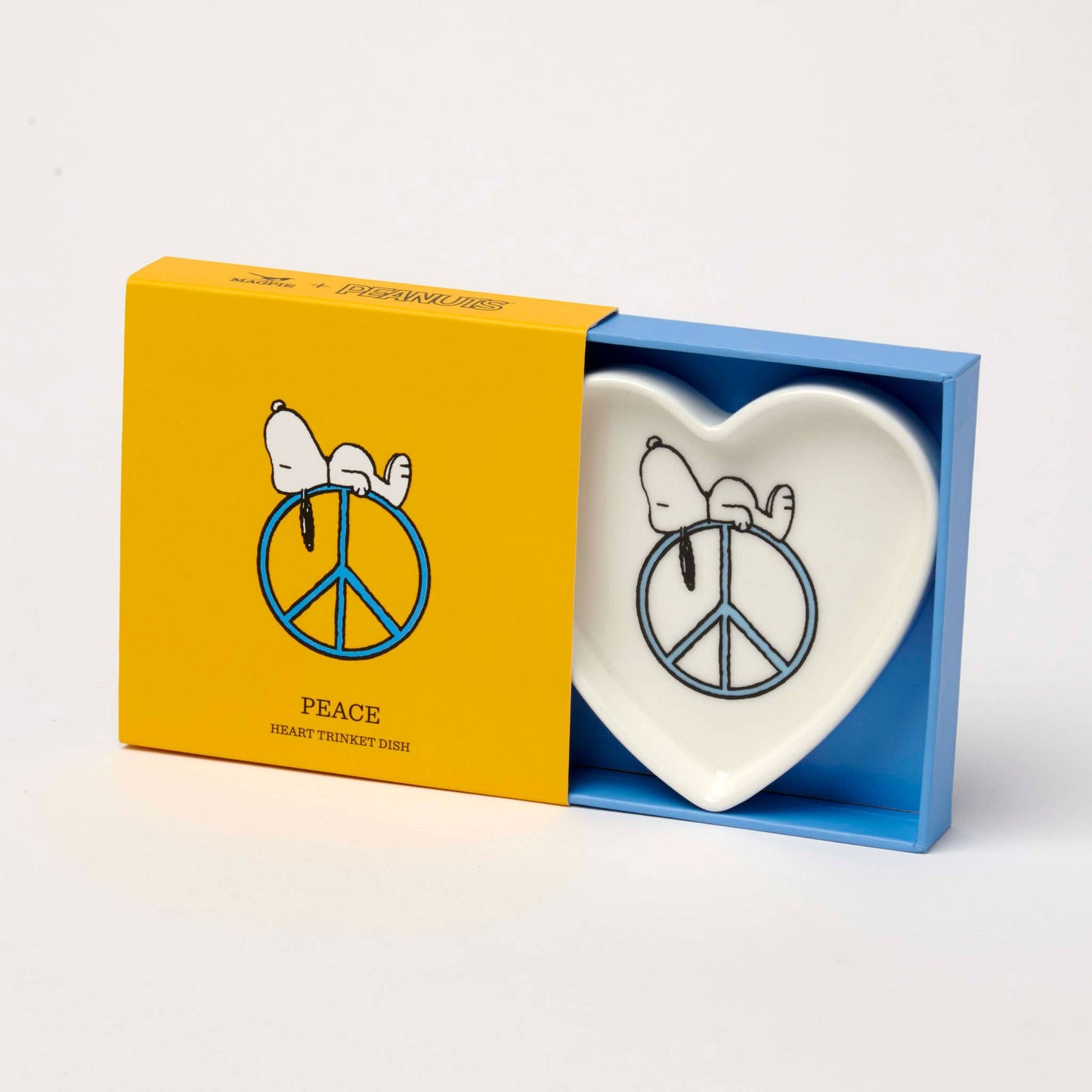 Snoopy Hjerteformet Skål - Peace