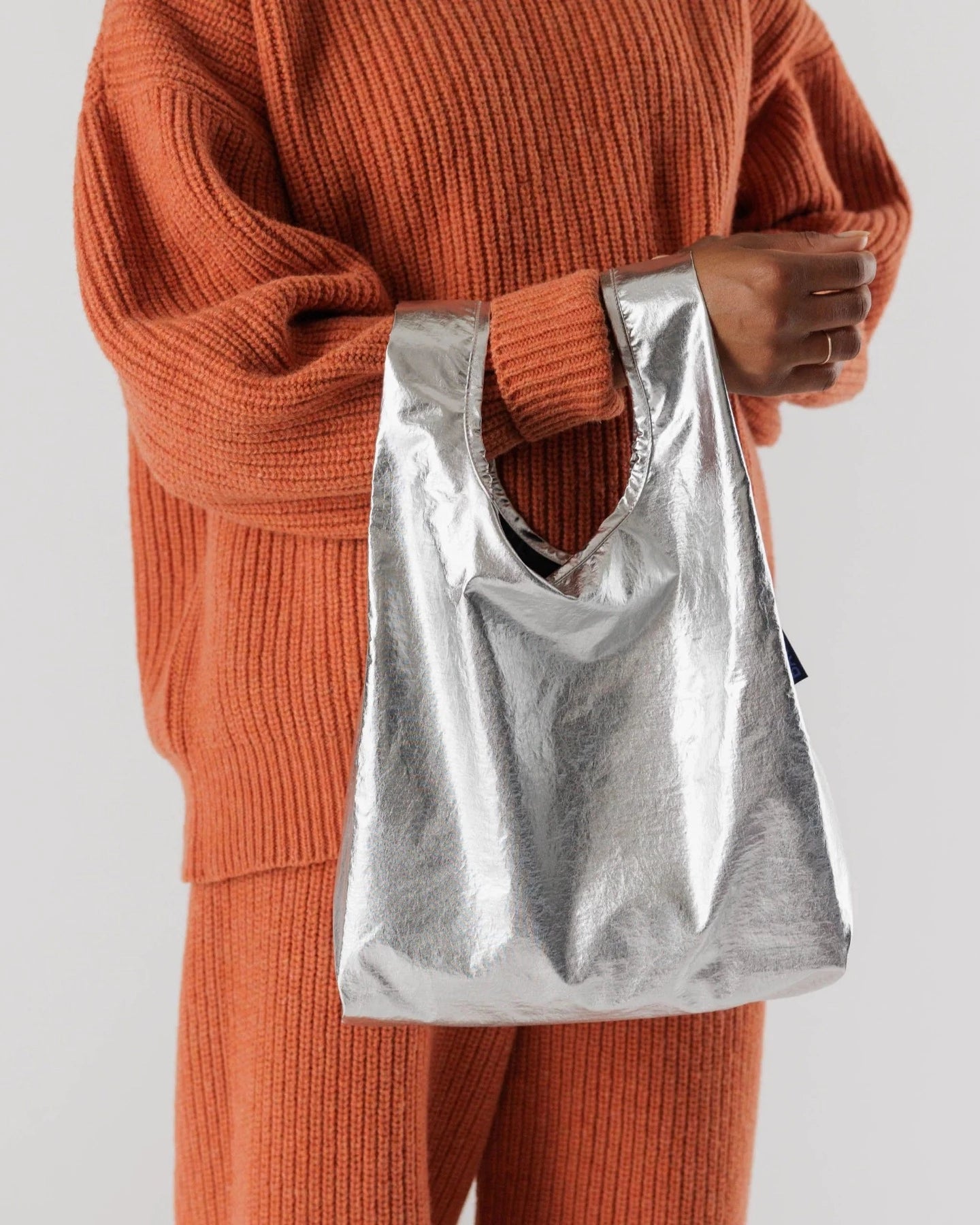 Baby Baggu - Metallic Silver