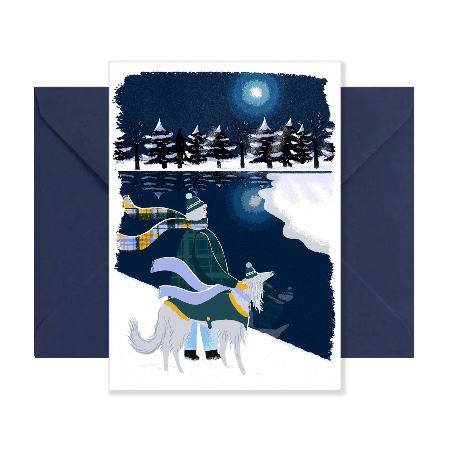 Frozen Lake - Mynde Julekort
