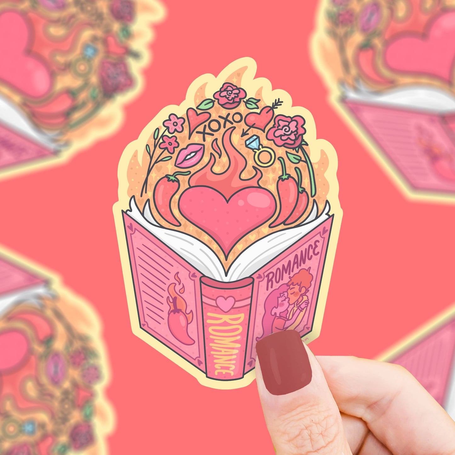 Spicy Romance Book Club - Klistremerke