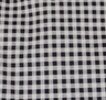 black and white gingham