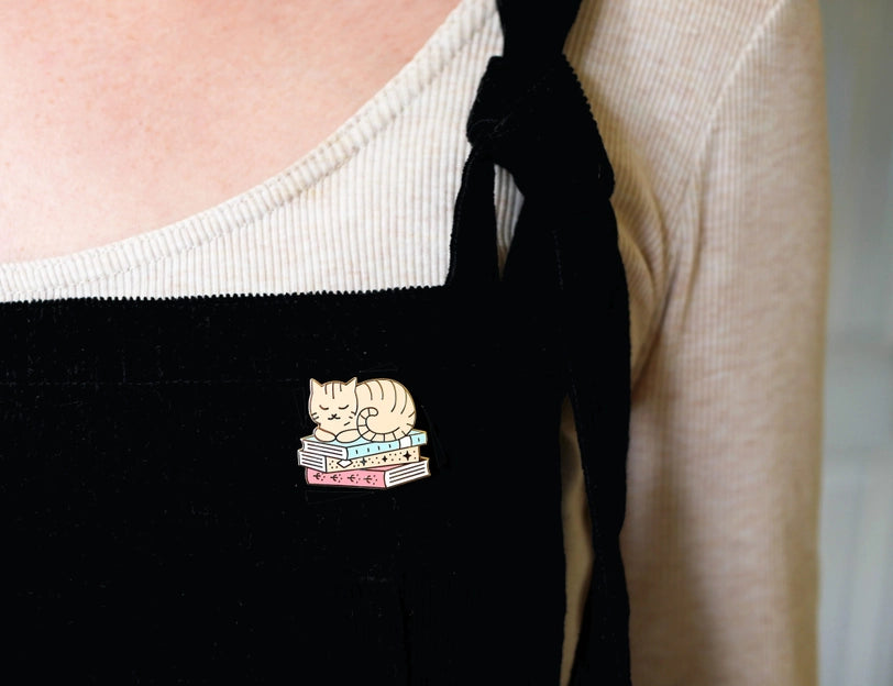 Book Kitty - Pins