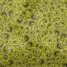 chartreuse paisley