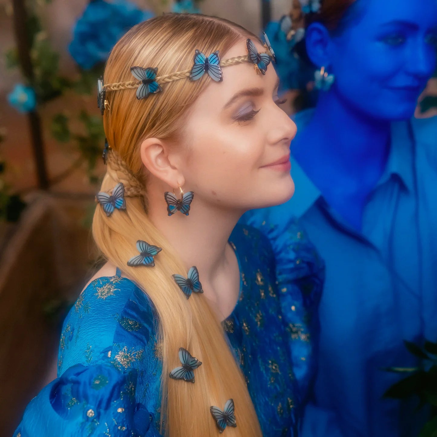 BLUE BUTTERFLY Øreringer