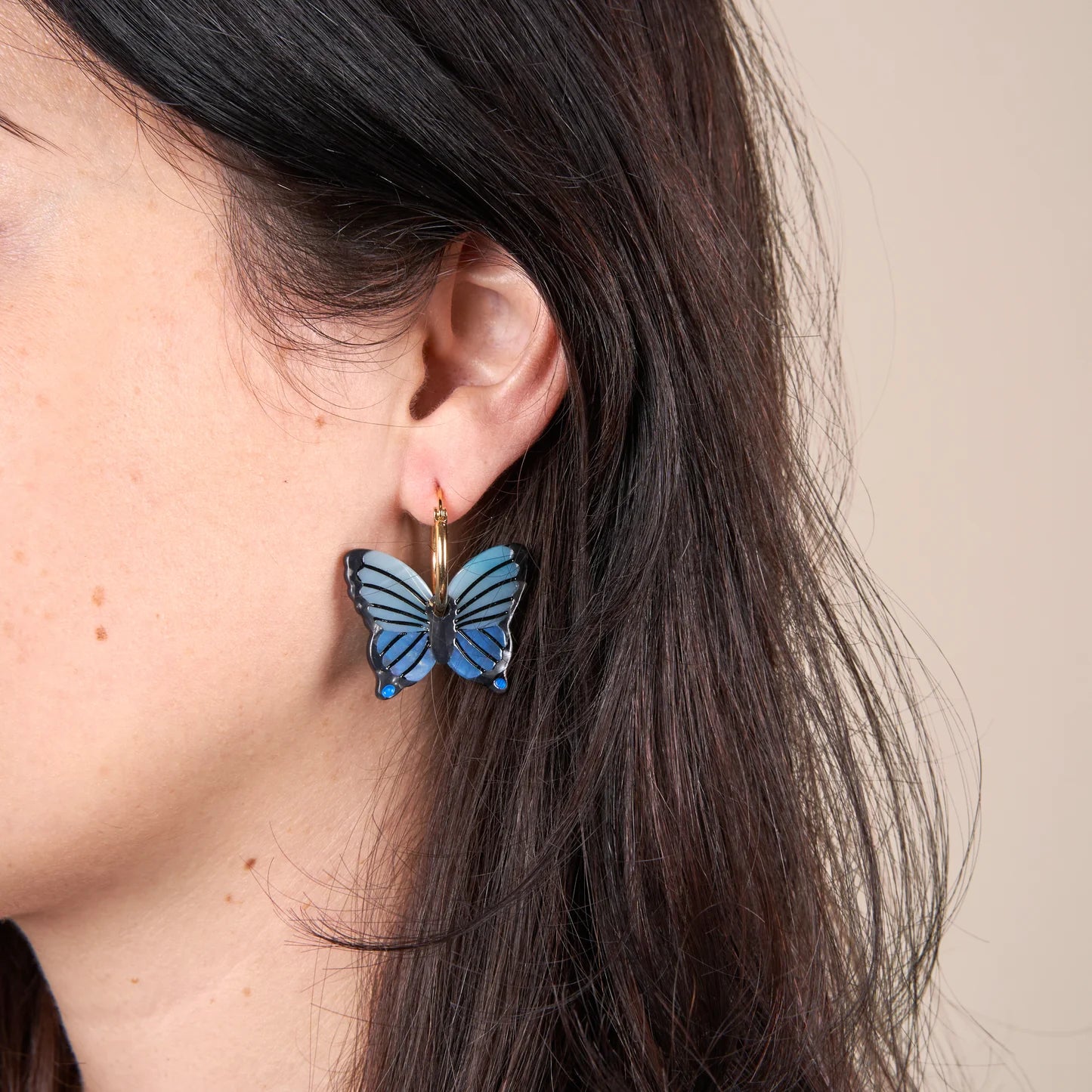 BLUE BUTTERFLY Øreringer