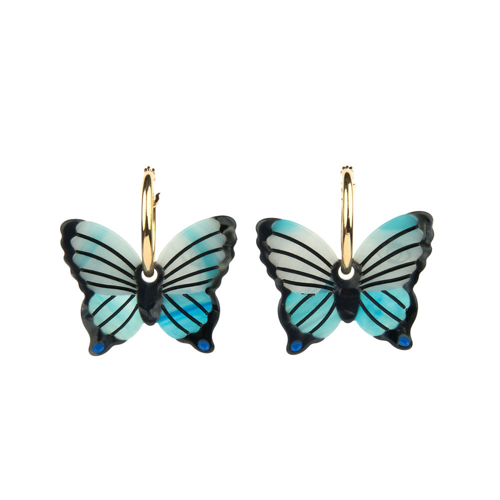BLUE BUTTERFLY Øreringer