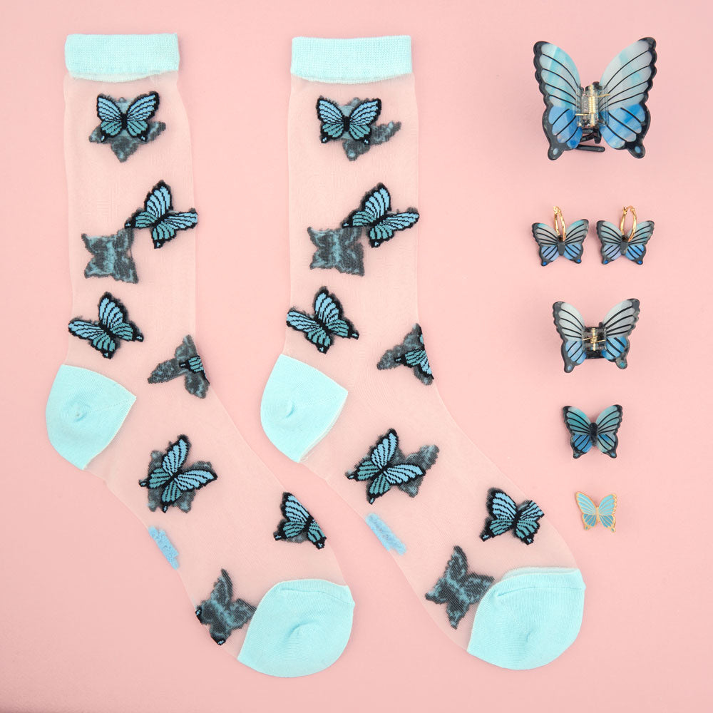 BLUE BUTTERFLY Øreringer