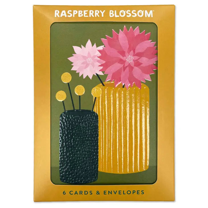 Dahlias & Dried Flowers - 6pk kort