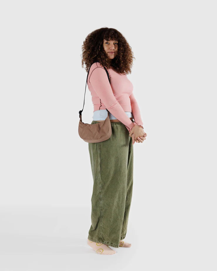 BAGGU Small Crescent Bag - Cocoa