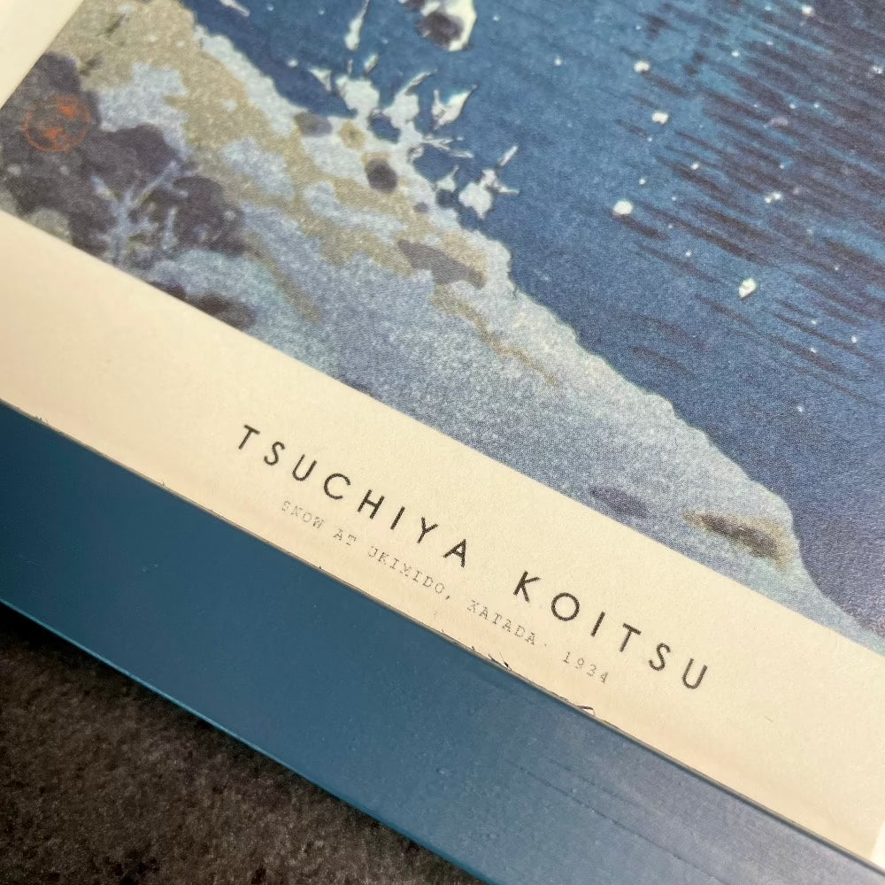 Tsuchiya Koitsu - Snow at Ukimido A5 Innrammet