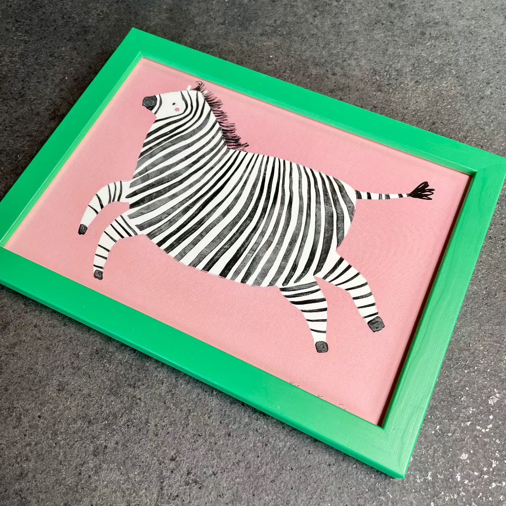 Zebra A5 - Innrammet
