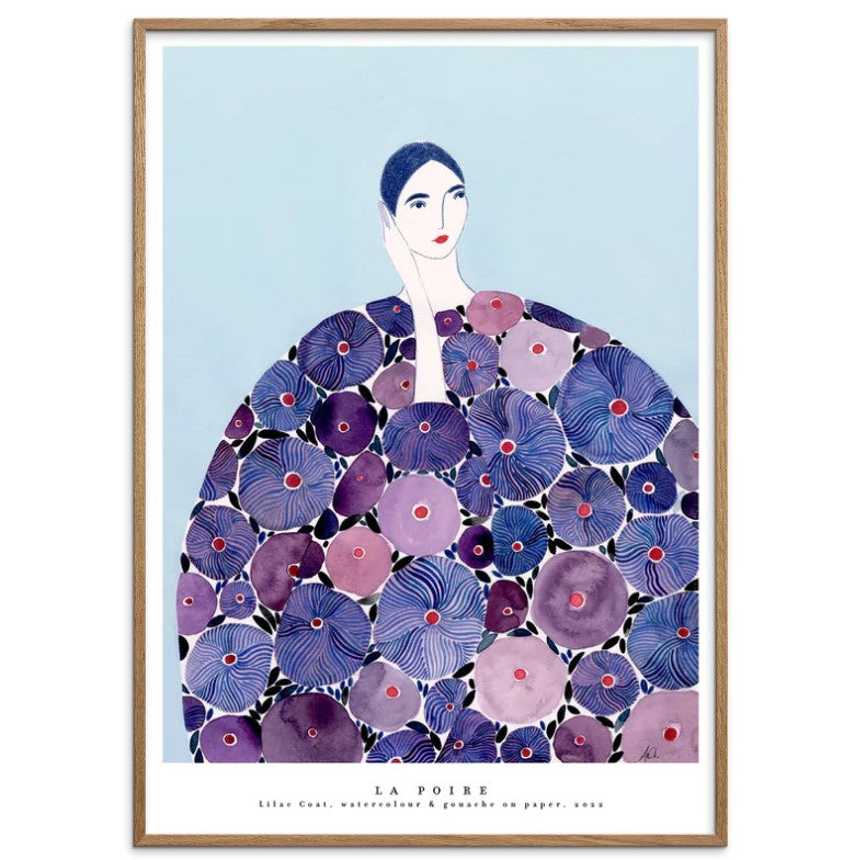 Lilac Coat A3