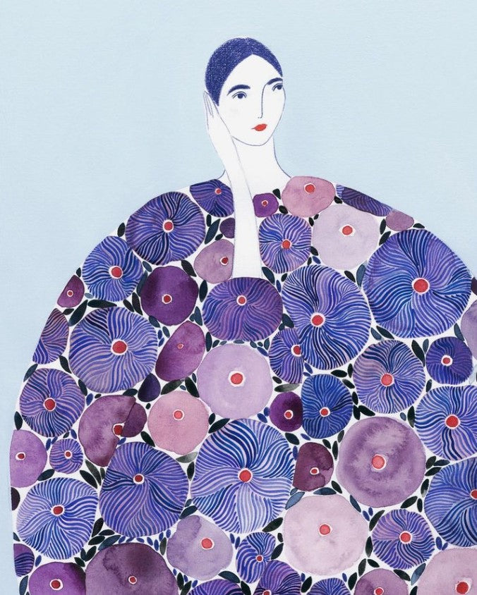 Lilac Coat A3