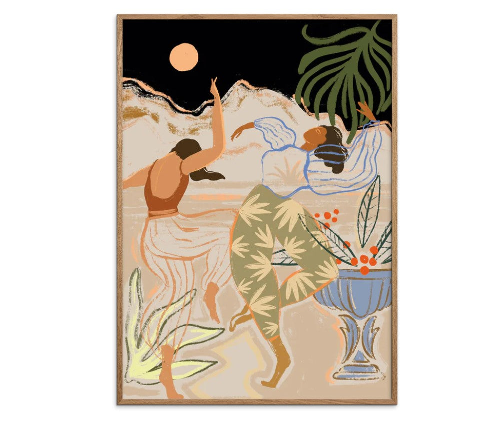 Kunstplakat - Moonlightdance 30 x 40 cm