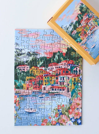 Piecely Puzzles - Lake Como Puslespill 99 brikker - COLORPOP