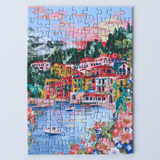 Piecely Puzzles - Lake Como Puslespill 99 brikker - COLORPOP