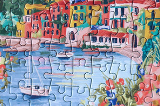 Piecely Puzzles - Lake Como Puslespill 99 brikker - COLORPOP