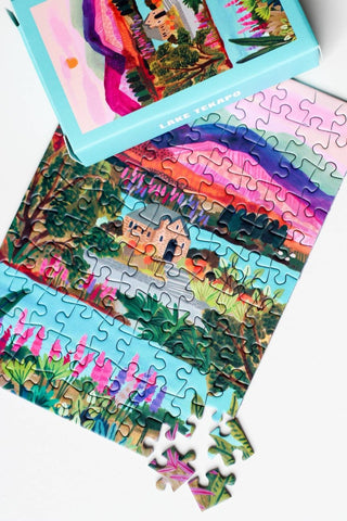 Piecely Puzzles - Lake Tekapo Puslespill 99 brikker - COLORPOP