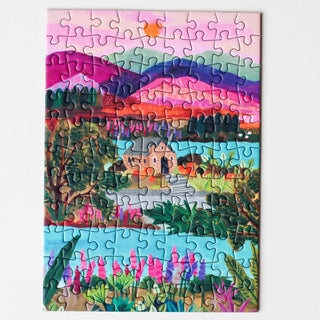 Piecely Puzzles - Lake Tekapo Puslespill 99 brikker - COLORPOP