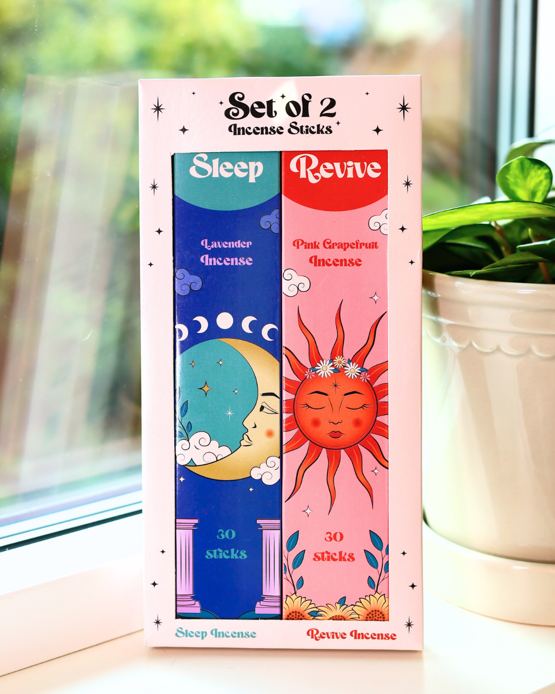 Sett med 2 pakker - Sleep og Revive Røkelse