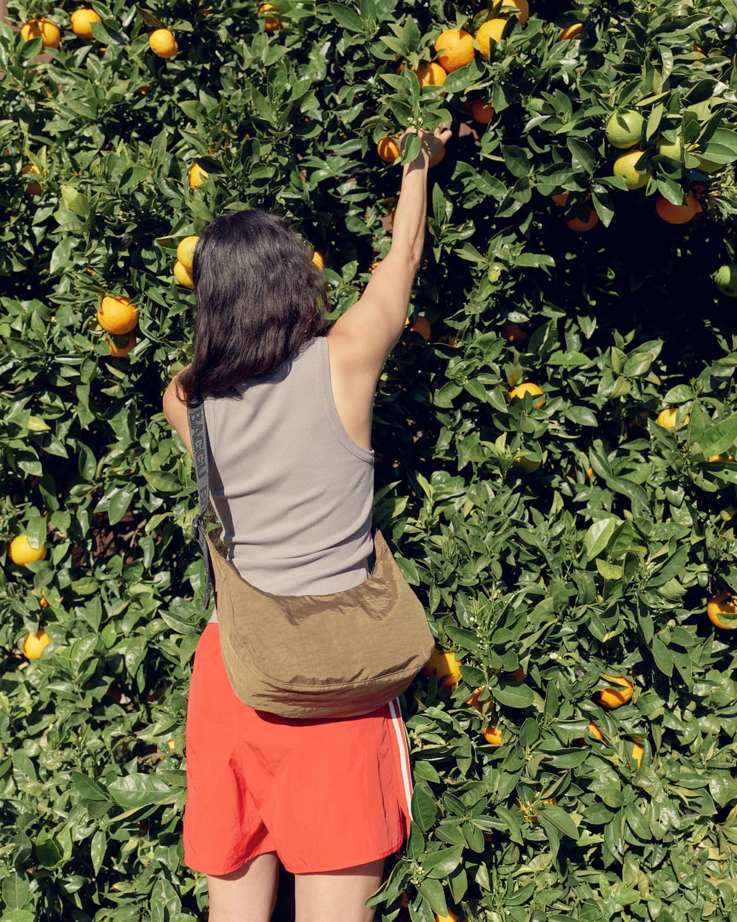 BAGGU Medium Crescent Bag - Seaweed
