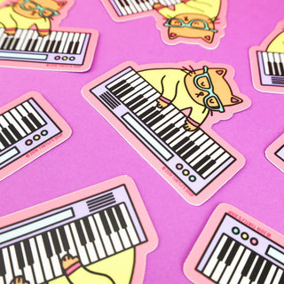 Turtle's Soup - Keyboard Cat - Klistremerke - COLORPOP