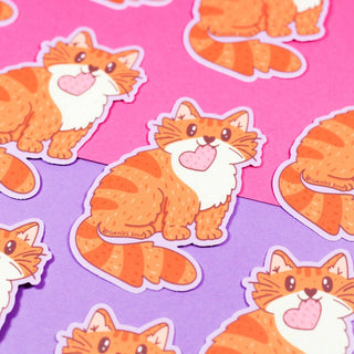 Turtle's Soup - Orange Tabby Cat - Klistremerke - COLORPOP