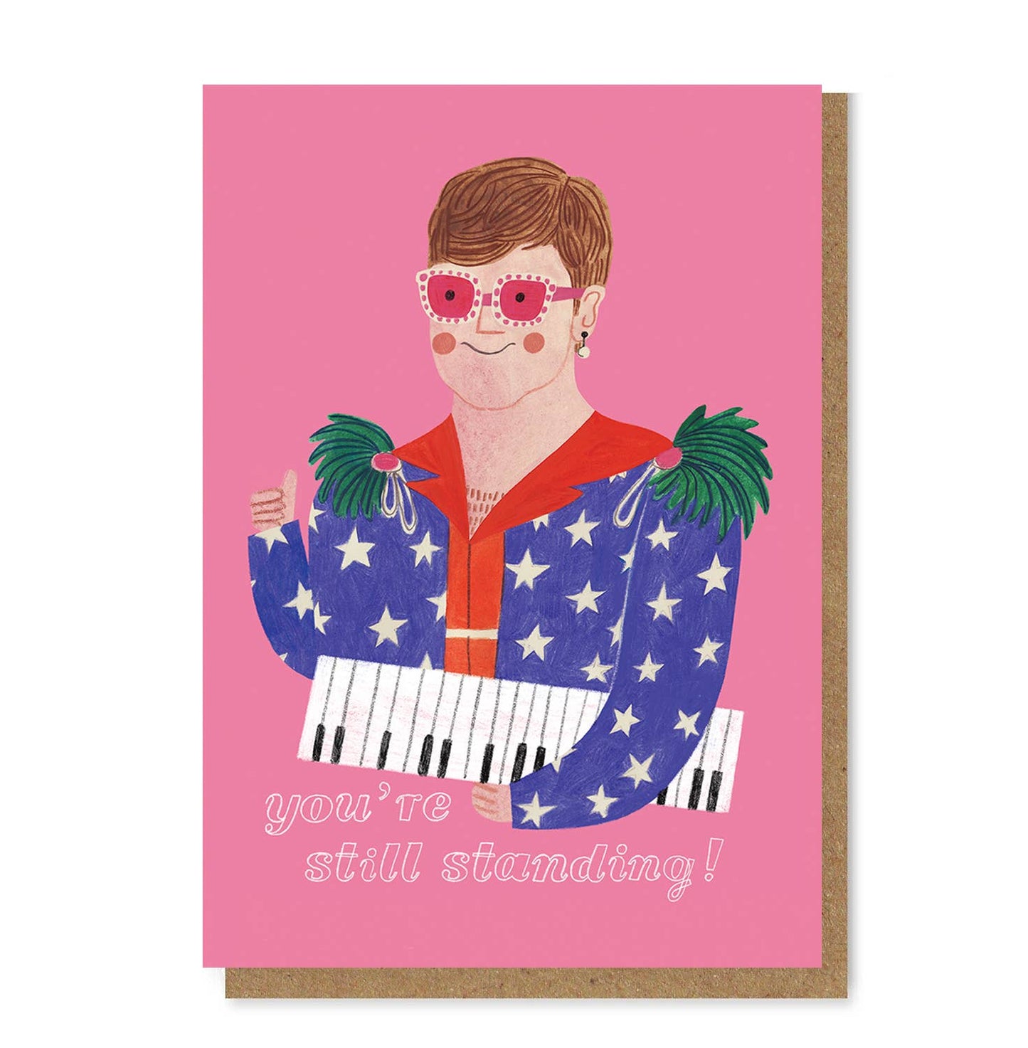 Daria Solak Illustrations - ELTON - STILL STANDING Kort - COLORPOP