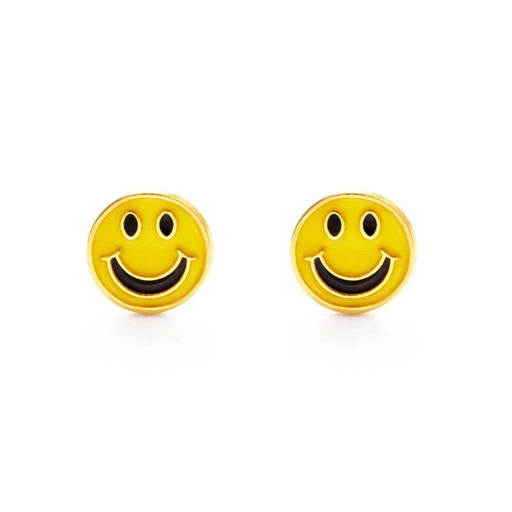 Amano Studio - 70's Smiley Øredobber - COLORPOP
