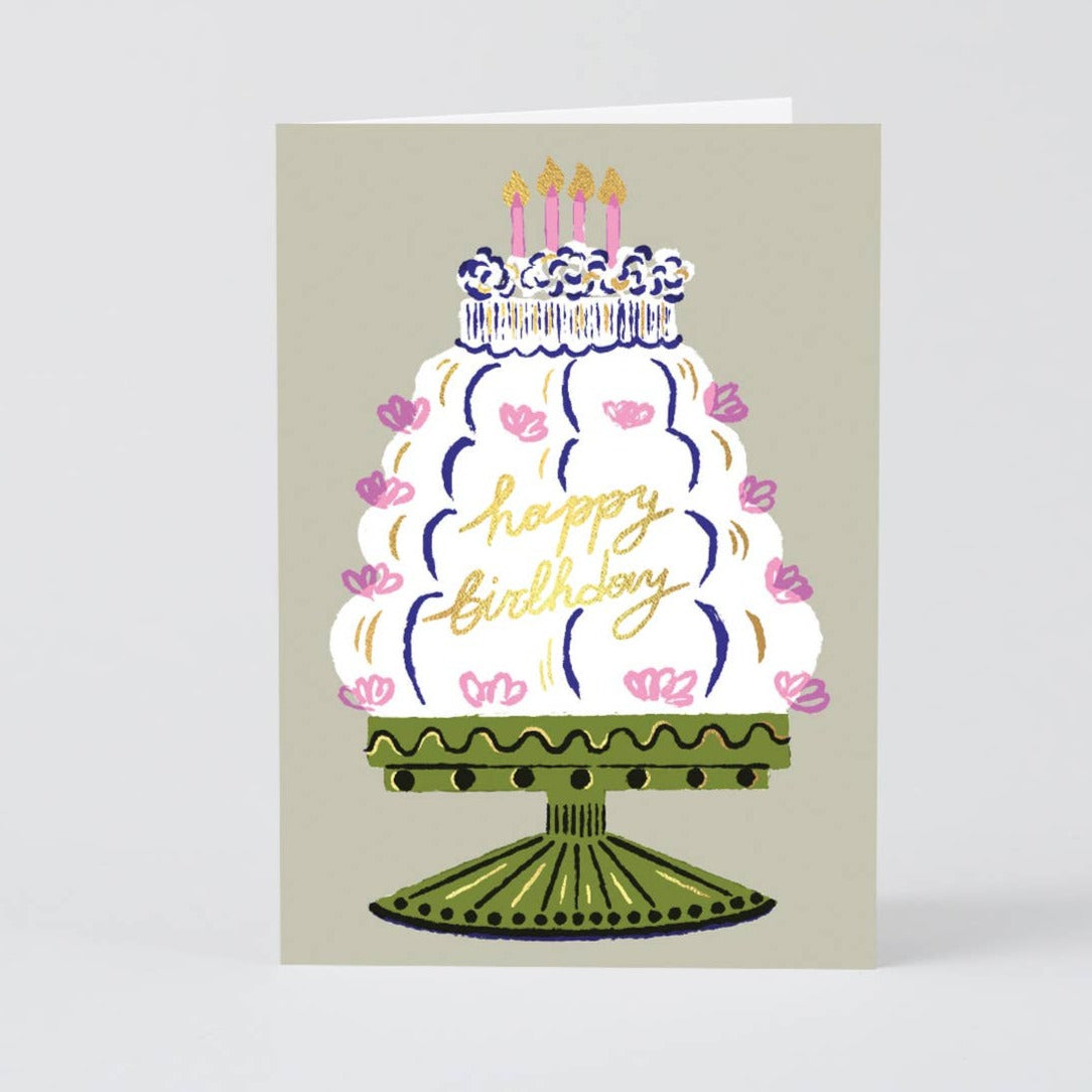 Wrap - ‘Happy Birthday Cake’ Kort - COLORPOP